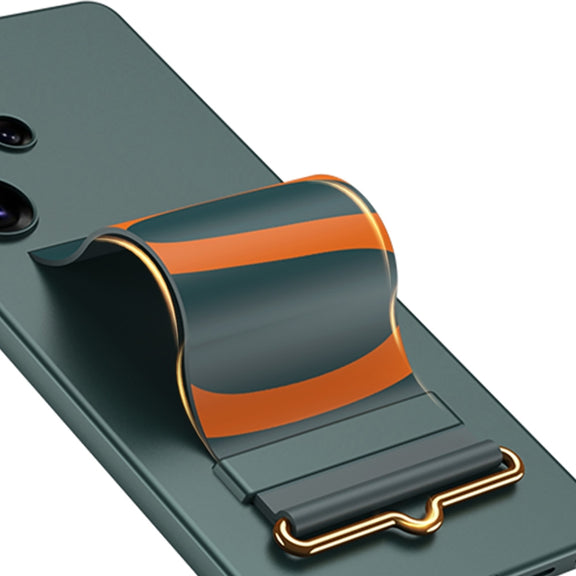 For Samsung Galaxy S25 Ultra 5G GKK Ultra-thin Wristband Holder Phone Case(Green)