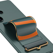 For Samsung Galaxy S25 Ultra 5G GKK Ultra-thin Wristband Holder Phone Case(Black)