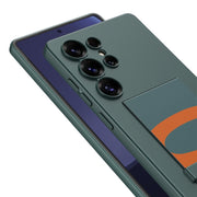 For Samsung Galaxy S25 Ultra 5G GKK Ultra-thin Wristband Holder Phone Case(Black)