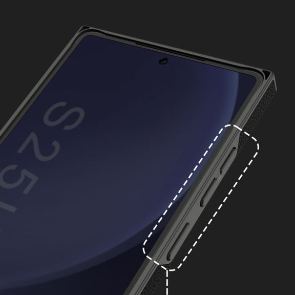 For Samsung Galaxy S25 Ultra 5G GKK Skin-feeling Leather Curved Phone Case(Green)