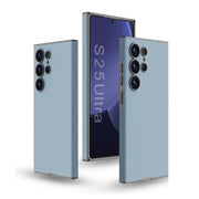For Samsung Galaxy S25 Ultra 5G GKK Skin-feeling Leather Curved Phone Case(Blue)