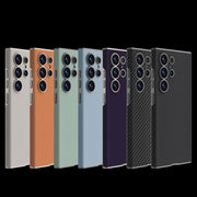 For Samsung Galaxy S25 Ultra 5G GKK Skin-feeling Leather Curved Phone Case(Blue)