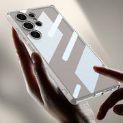 For Samsung Galaxy S25 Ultra 5G GKK Space Series Shockproof Full Coverage Phone Case(Transparent)