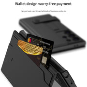 For Samsung Galaxy S25+ 5G GKK Flip Wallet Leather Phone Case(Black)
