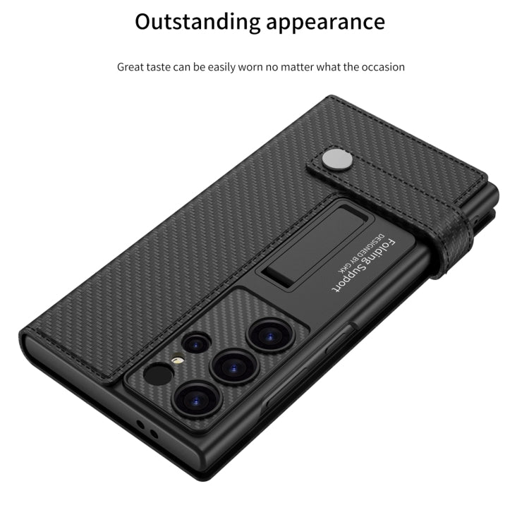 For Samsung Galaxy S25 Ultra 5G GKK Flip Wallet Leather Phone Case, Without Pen(Grey)