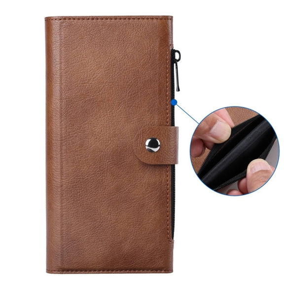 For iPhone 16 Plus ViLi GVS-C Series MagSafe Magnetic RFID Leather Flip Phone Case(Brown)