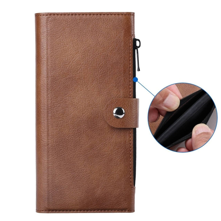 For iPhone 16 Plus ViLi GVS-C Series MagSafe Magnetic RFID Leather Flip Phone Case(Brown)