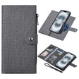For iPhone 16 Plus ViLi GBS Series MagSafe Magnetic RFID Leather Flip Phone Case(Black) - free shipping - PMC Jewellery - Order now!