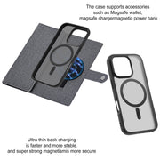 For iPhone 16 Plus ViLi GBS Series MagSafe Magnetic RFID Leather Flip Phone Case(Black)
