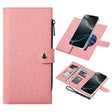 For iPhone 16 Pro Max ViLi GBS-C Series MagSafe Magnetic RFID Leather Flip Phone Case(Pink) - free shipping - PMC Jewellery - Order now!