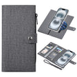 For iPhone 16 ViLi GBS-C Series MagSafe Magnetic RFID Leather Flip Phone Case(Black) - free shipping - PMC Jewellery - Order now!