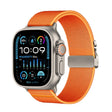 For Apple Watch 46mm / 49mm / 45mm / 44mm Parachute Buckle Elastic Nylon Watch Band(Orange) - Watch Bands by PMc TechLife | Online Shopping South Africa | PMc TechLife | Buy Now Pay Later Mobicred