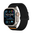 For Apple Watch 46mm / 49mm / 45mm / 44mm Parachute Buckle Elastic Nylon Watch Band(Black) - free shipping - PMc TechLife - Order now!