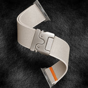 For Apple Watch 46mm / 49mm / 45mm / 44mm Parachute Buckle Elastic Nylon Watch Band(Starlight)