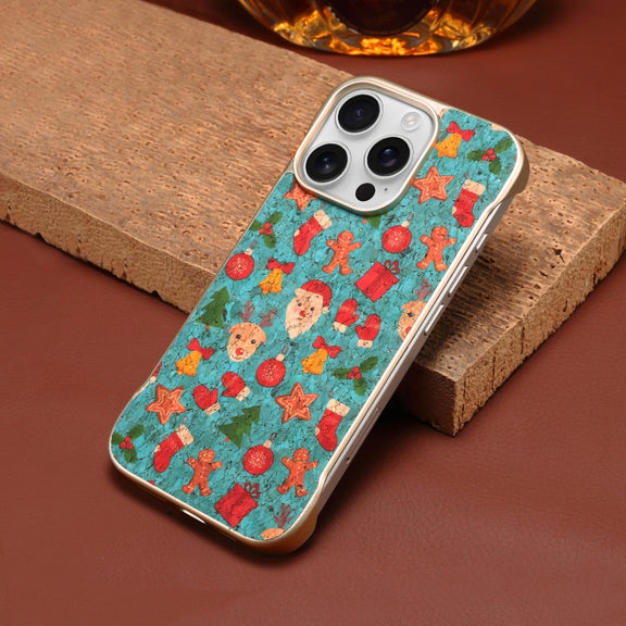 For iPhone 16 Plus Denior A18 Paint MagSafe Phone Case(Christmas)
