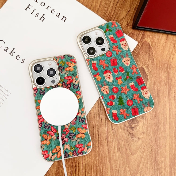 For iPhone 16 Pro Denior A18 Paint MagSafe Phone Case(Butterflies)