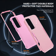 For Samsung Galaxy S25 5G TPU + PC Shockproof Protective Phone Case(Pink)