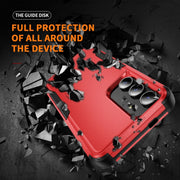 For Samsung Galaxy S25 5G TPU + PC Shockproof Protective Phone Case(Red + Black)