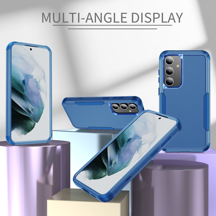 For Samsung Galaxy S25 5G TPU + PC Shockproof Protective Phone Case(Royal Blue)