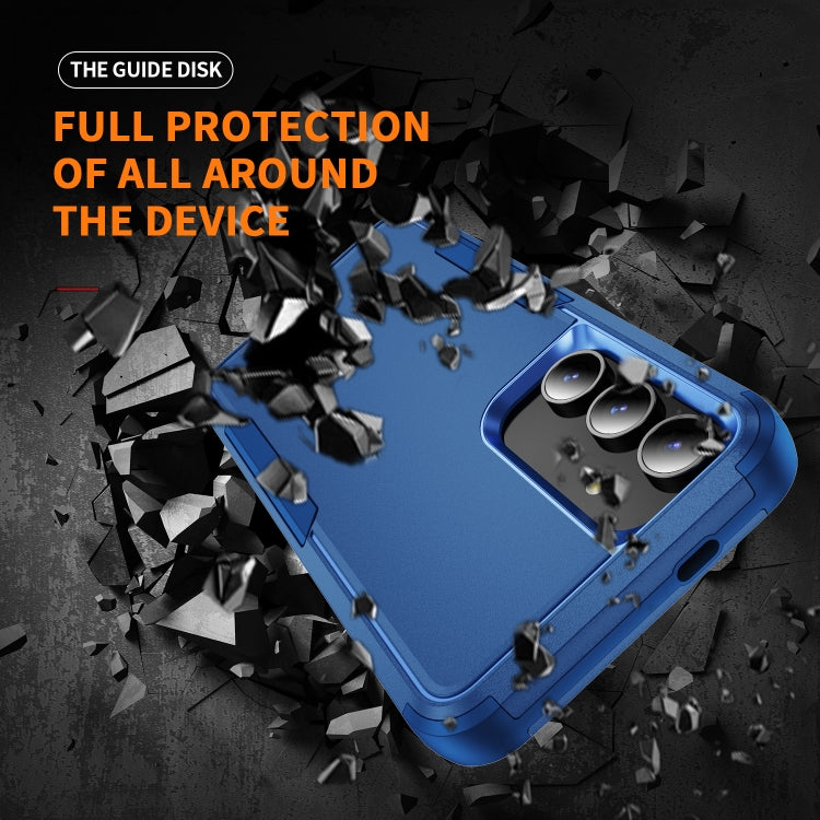 For Samsung Galaxy S25+ 5G TPU + PC Shockproof Protective Phone Case(Royal Blue)