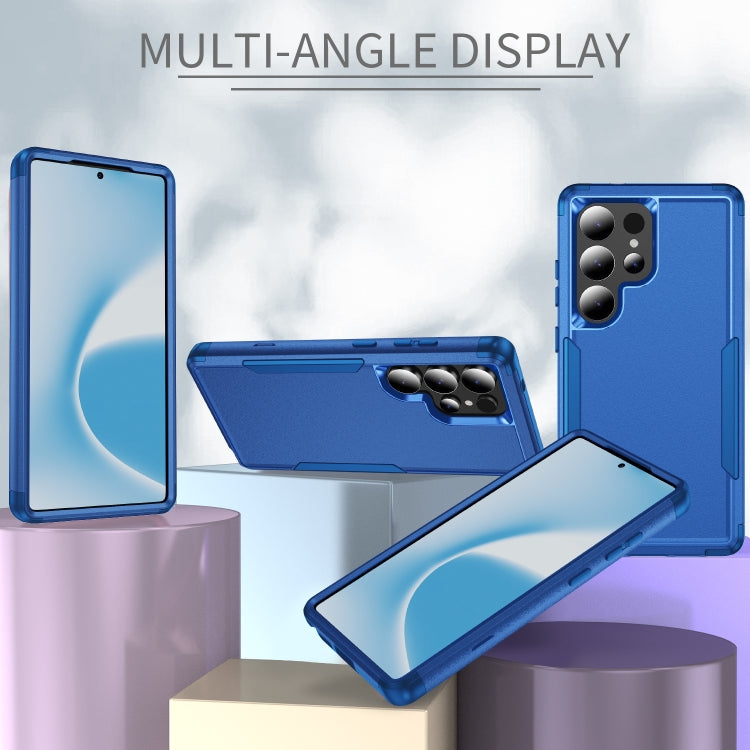For Samsung Galaxy S25 Ultra 5G TPU + PC Shockproof Protective Phone Case(Royal Blue)