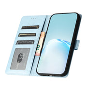 For Samsung Galaxy S25 5G Silk Texture Horizontal Flip Leather Phone Case(Light Blue)