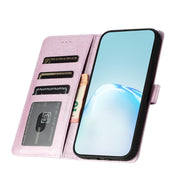 For Samsung Galaxy S25+ 5G Silk Texture Horizontal Flip Leather Phone Case(Rose Pink)