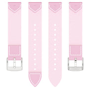 For Huawei Watch GT 5 41mm / GT 5 Pro 42mm Stitched Nylon Denim Watch Band(Pink)