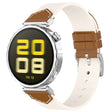For Huawei Watch GT 5 41mm / GT 5 Pro 42mm Stitched Nylon Denim Watch Band(Brown White) - free shipping - PMc TechLife - Order now!