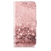 For Samsung Galaxy S25 Ultra 5G Colored Drawing Marble Pattern Leather Phone Case(Rose Gold)
