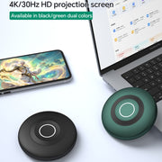 G127 4K 30Hz HD Wireless Display Dongle Adapter Same Screen Device(Black)