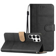 For Samsung Galaxy S25 Ultra 5G Cowhide Texture Stitching Leather Phone Case(Black) - Galaxy S25 Ultra 5G Cases by PMC Jewellery | Online Shopping South Africa | PMC Jewellery | Buy Now Pay Later Mobicred