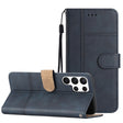 For Samsung Galaxy S25 Ultra 5G Cowhide Texture Stitching Leather Phone Case(Dark Blue) - Galaxy S25 Ultra 5G Cases by PMC Jewellery | Online Shopping South Africa | PMC Jewellery | Buy Now Pay Later Mobicred