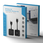 G128 1080P 60Hz Wireless HD Screen Projector Transmitter and Receiver Kit(Black)