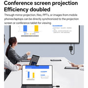 G128 1080P 60Hz Wireless HD Screen Projector Transmitter and Receiver Kit(Black)