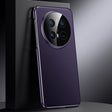 For Huawei Mate 70 Pro / 70 Pro+ Genuine Leather PC Phone Case(Dark Purple) - Huawei Cases by PMC TechLife | Online Shopping South Africa | PMC TechLife | Buy Now Pay Later Mobicred