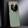 For Huawei Mate 70 RS Ultimate Genuine Leather PC Phone Case(Green) - Huawei Cases by PMC TechLife | Online Shopping South Africa | PMC TechLife | Buy Now Pay Later Mobicred