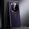 For Huawei Mate 70 RS Ultimate Genuine Leather PC Phone Case(Dark Purple) - Huawei Cases by PMC TechLife | Online Shopping South Africa | PMC TechLife | Buy Now Pay Later Mobicred