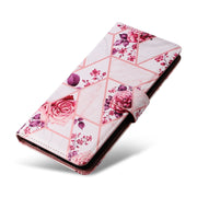 For Samsung Galaxy S25+ 5G Marble Bronzing Stitching Leather Phone Case(Rose Gold)