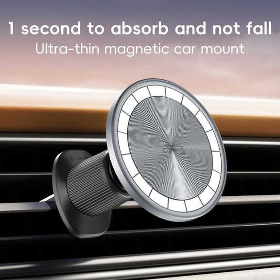 RBS PH19 Ultra-thin Magnetic Car Air Outlet Phone Holder(Ttitanium Gold)