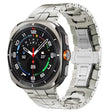 For Samsung Galaxy Watch Ultra 47mm Butterfly Buckle Titanium Alloy Watch Band(Titanium) - Watch Bands by PMc TechLife | Online Shopping South Africa | PMc TechLife | Buy Now Pay Later Mobicred