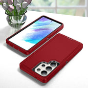 For Samsung Galaxy S25 Ultra 5G Life Water-resistant Rugged Phone Case(Red + Black)