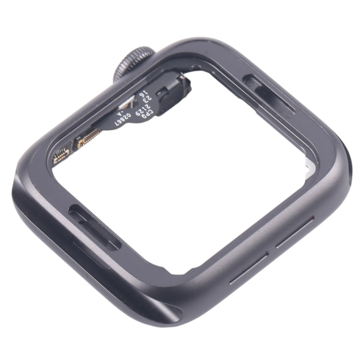 For Apple Watch Series 4 40MM LTE Aluminium Alloy Middle Frame Bezel Plate with Crown Spin Axis Flex Cable(Grey)