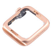For Apple Watch Series 4 40MM LTE Aluminium Alloy Middle Frame Bezel Plate with Crown Spin Axis Flex Cable(Gold)