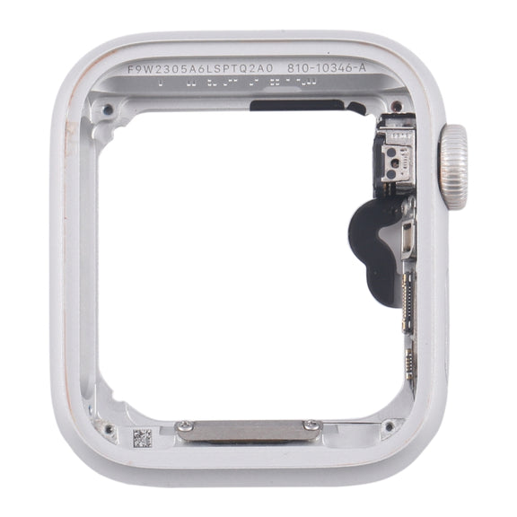 For Apple Watch SE 2020 40MM GPS Aluminium Alloy Middle Frame Bezel Plate with Crown Spin Axis Flex Cable(Silver)