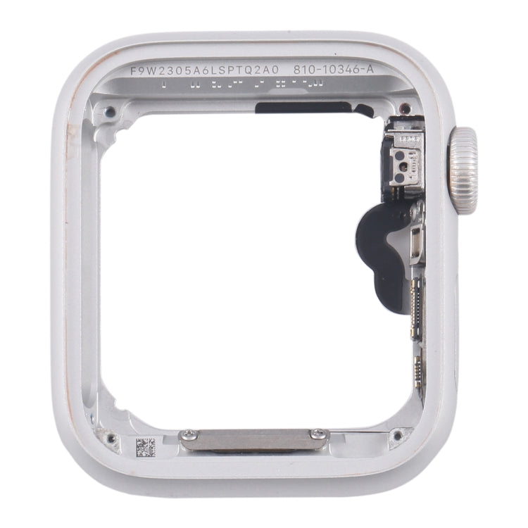 For Apple Watch SE 2020 40MM GPS Aluminium Alloy Middle Frame Bezel Plate with Crown Spin Axis Flex Cable(Silver)