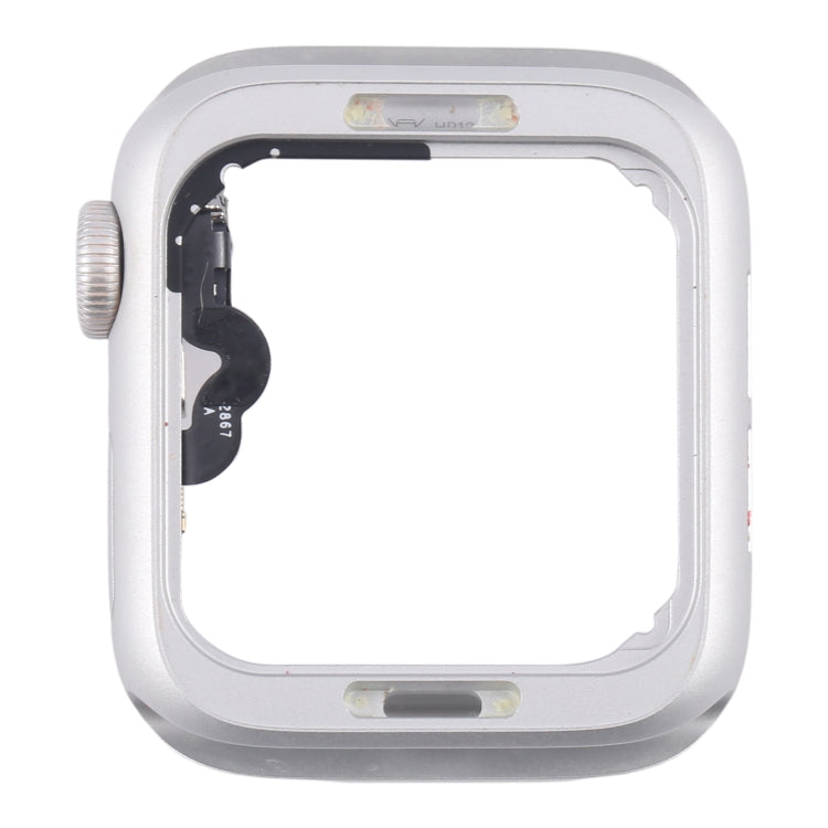 For Apple Watch SE 2020 40MM GPS Aluminium Alloy Middle Frame Bezel Plate with Crown Spin Axis Flex Cable(Silver)