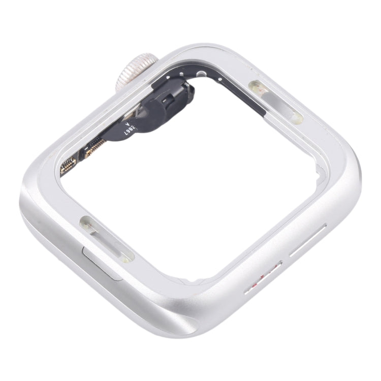 For Apple Watch SE 2020 40MM GPS Aluminium Alloy Middle Frame Bezel Plate with Crown Spin Axis Flex Cable(Silver)