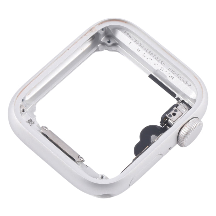 For Apple Watch SE 2020 40MM GPS Aluminium Alloy Middle Frame Bezel Plate with Crown Spin Axis Flex Cable(Silver)