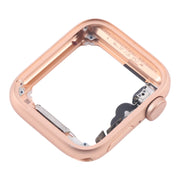 For Apple Watch Series 4 44MM LTE Aluminium Alloy Middle Frame Bezel Plate with Crown Spin Axis Flex Cable(Gold)